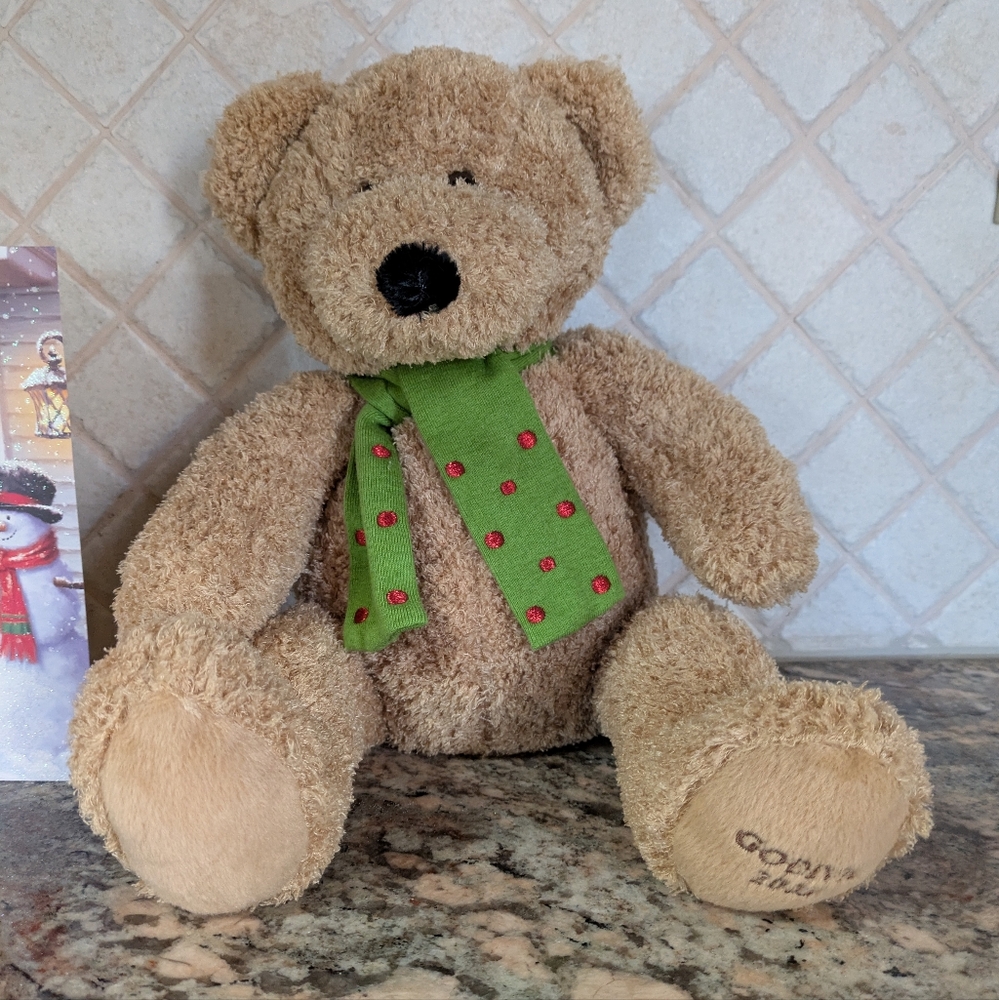 2005 Godiva Chocolates Plush Christmas Bear